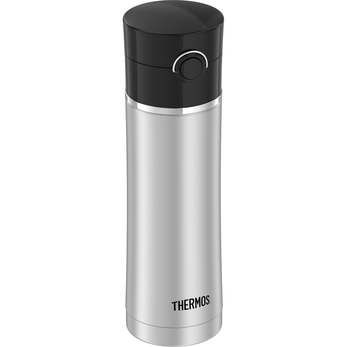 thumbnail image 2 of Thermos 16 Oz Stainless Steel Sipp Vacuum Food Jar – Silver/Black, Insulated 2 of 3